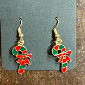 Festive Candy Cane Earrings